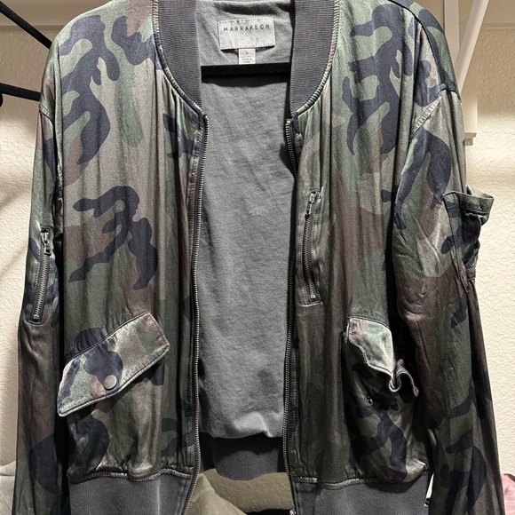 Camouflage Bomber Jacket - Picture 1 of 2